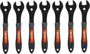 7PCS Bike Cone Wrench Set Tool for Bicycle Pedal Cone Spanner Hub Repair Wrench Tool (N- BOY 13-19MM)