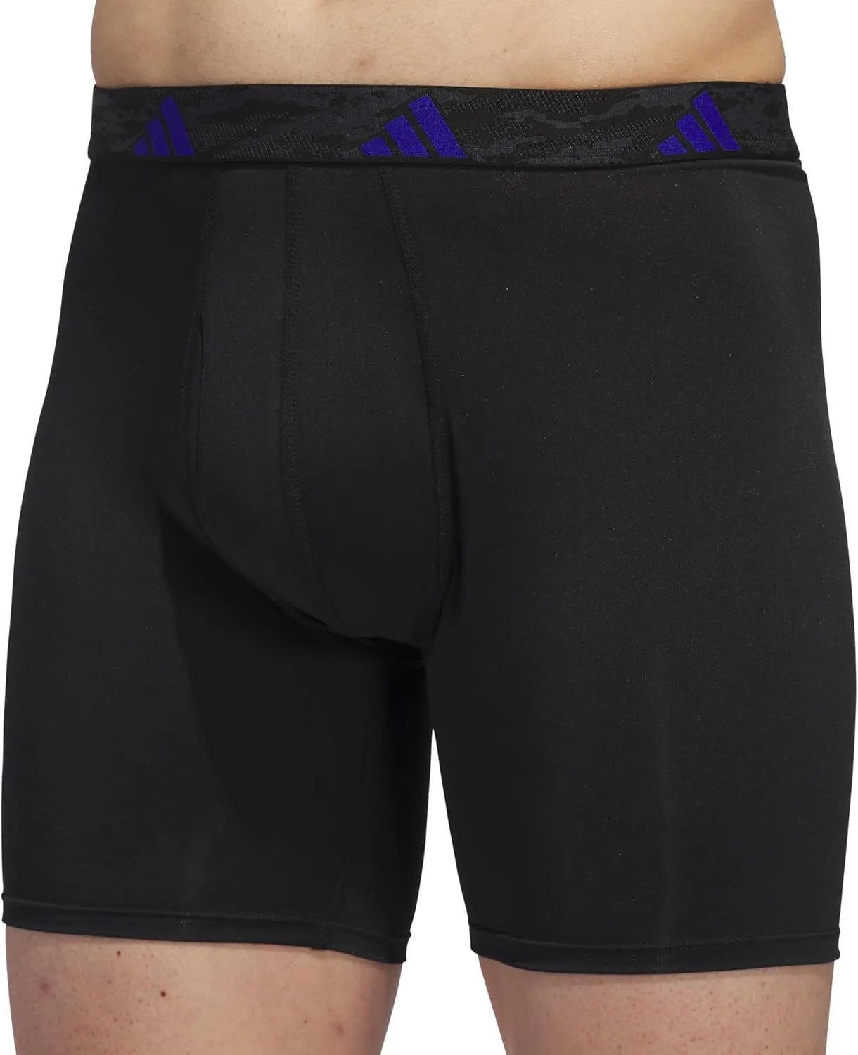 adidas Men's Microfiber Boxer Brief, Performance Boxer Briefs Underwear Pack for Men