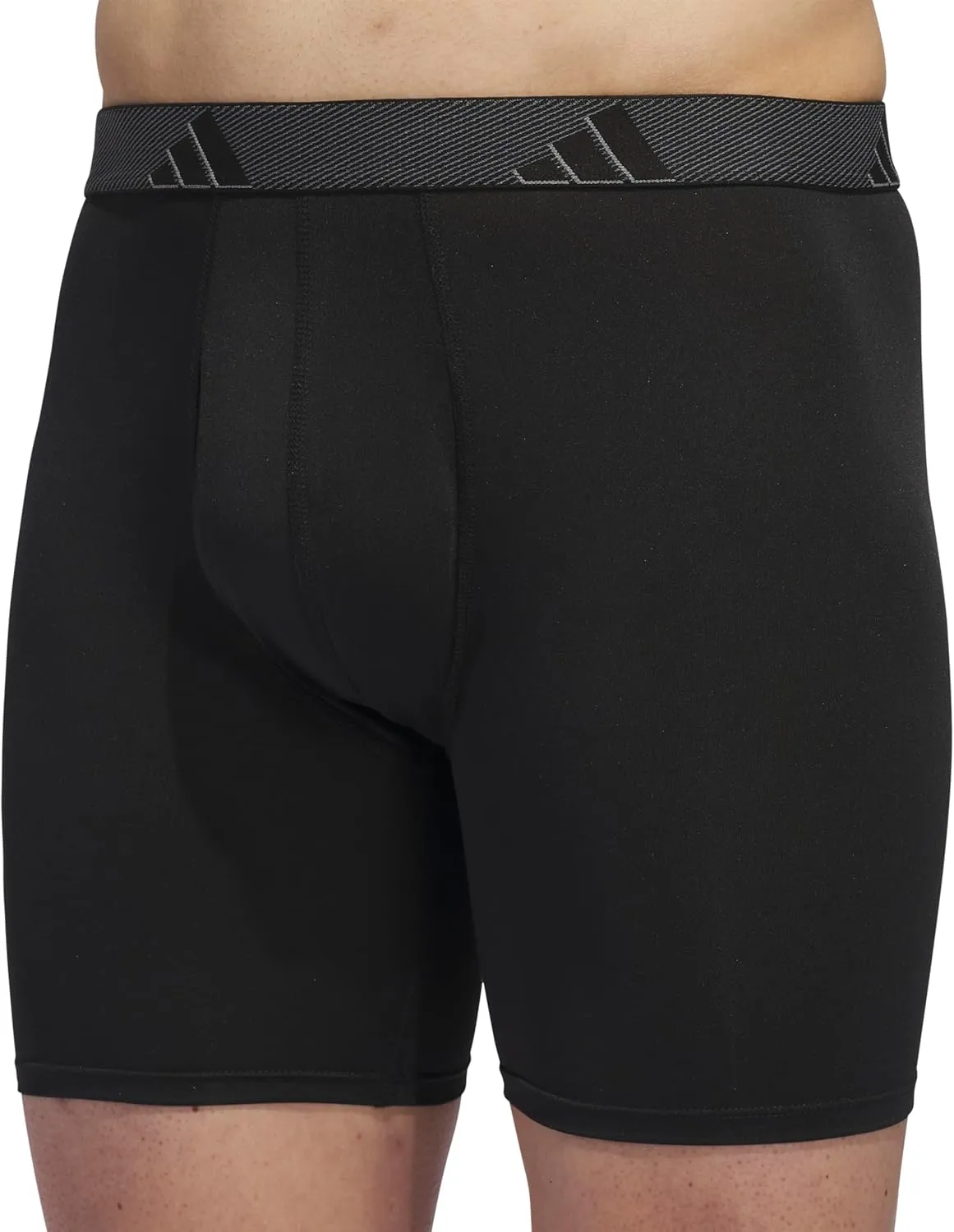 adidas Men's Microfiber Boxer Brief, Performance Boxer Briefs Underwear Pack for Men