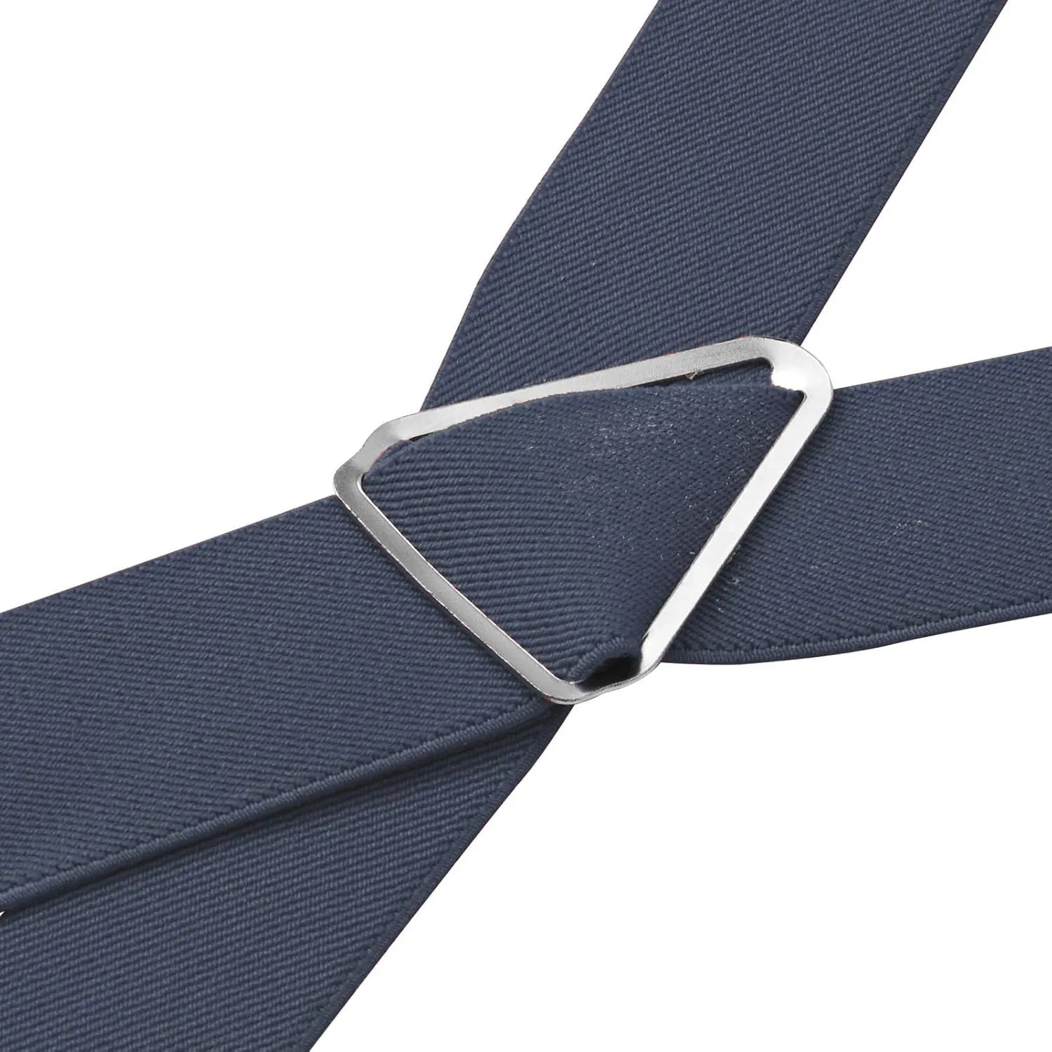Buyless Fashion Suspenders for Men - 48" Elastic Adjustable Straps 1 1/4" - X Back with Metal Hooks