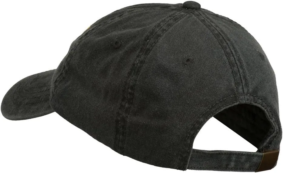e4Hats.com Vietnam Veteran Embroidered Pigment Dyed Brass Buckle Cap
