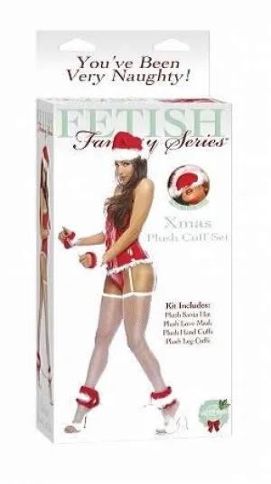 Fetish Fantasy Xmas Plush Cuff Set