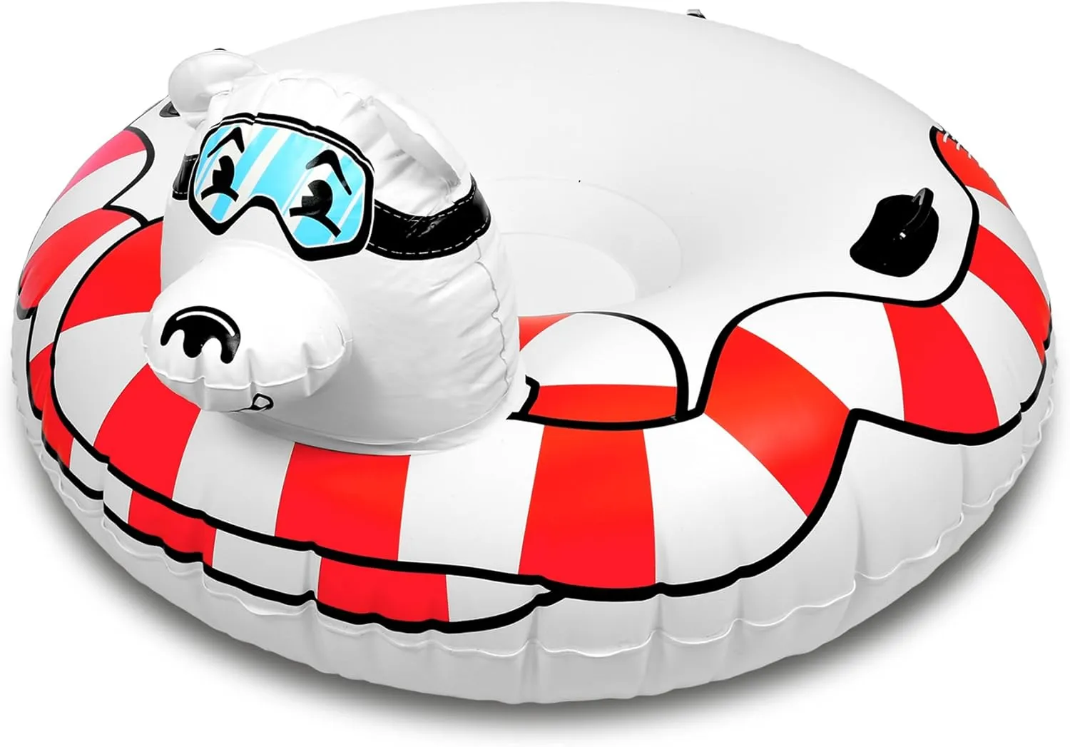 GoFloats Winter Snow Tubes - Choose from Unicorn, Disney's Frozen, Ice Dragon, Polar Bear, Penguin, Flamingo - Inflatable Sled for Kids and Adults