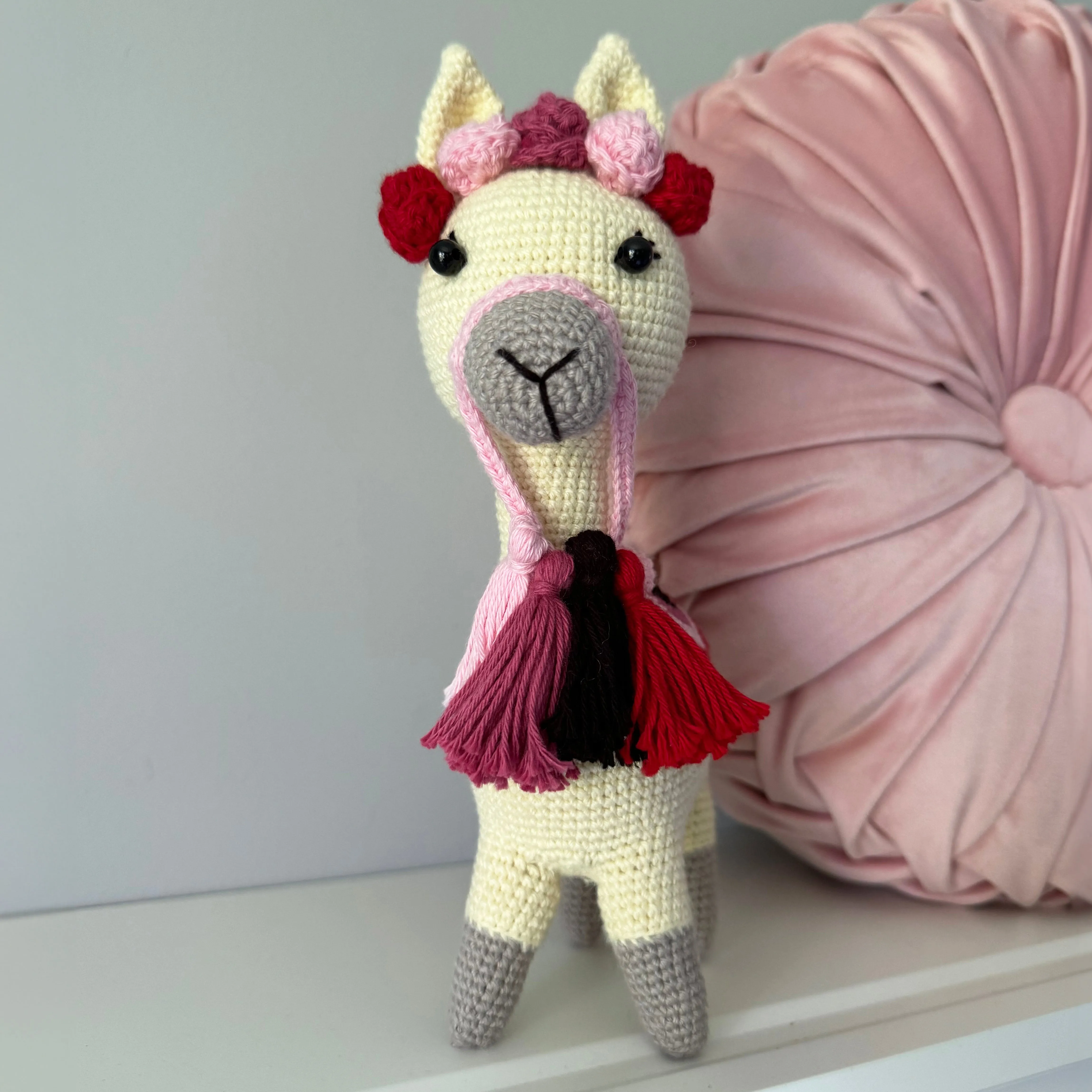 Large Amigurumi Llama