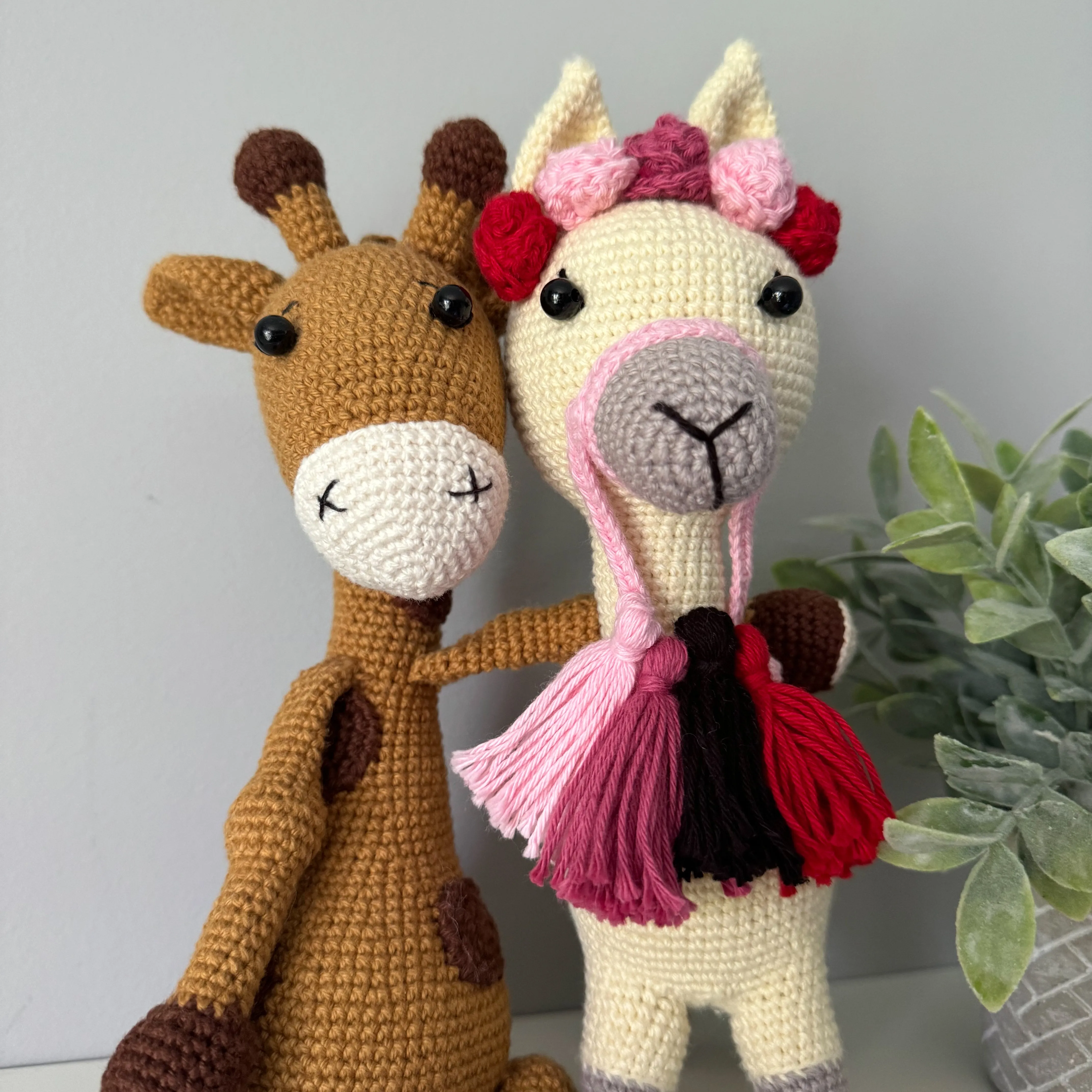 Large Amigurumi Llama