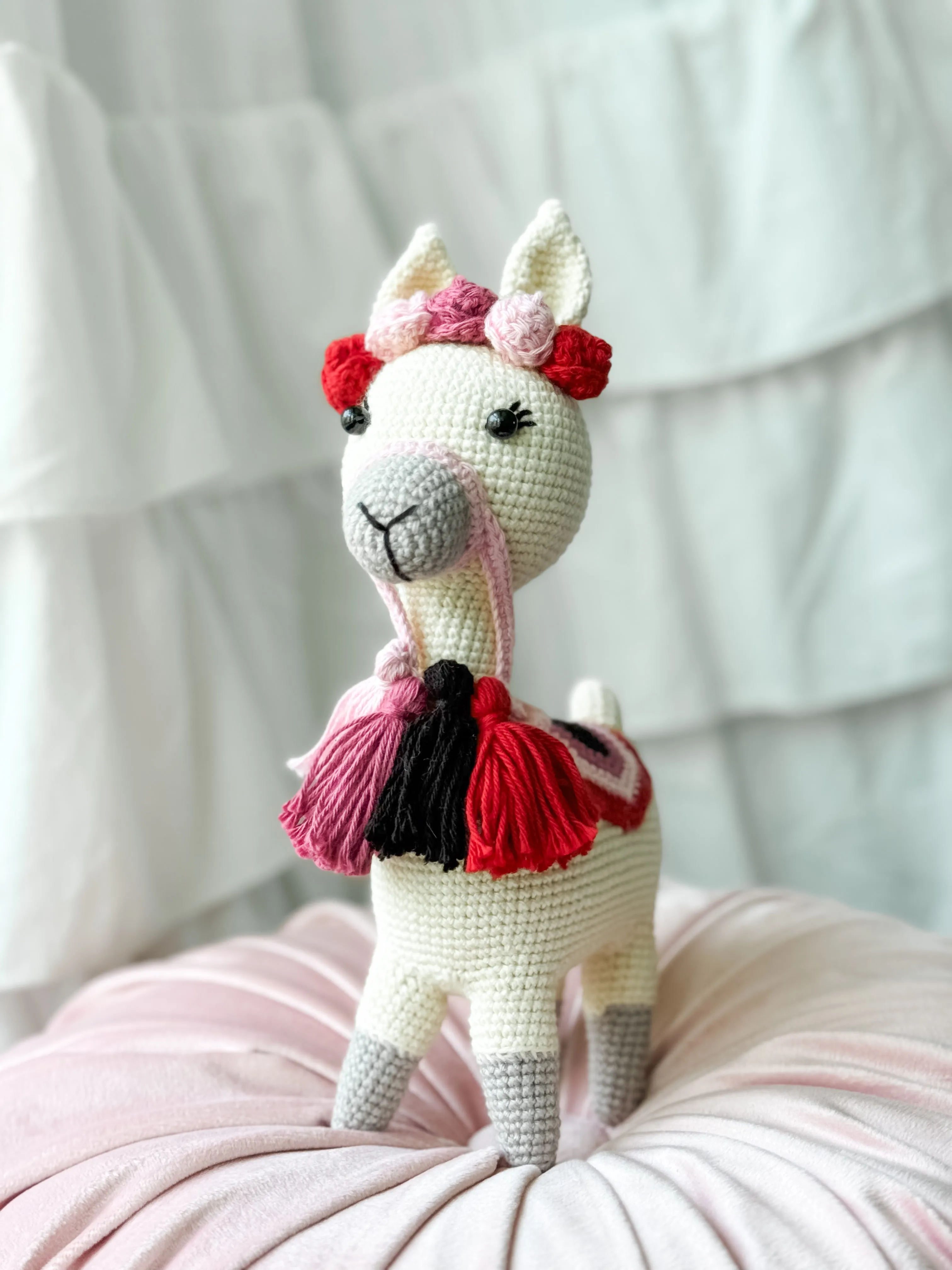 Large Amigurumi Llama