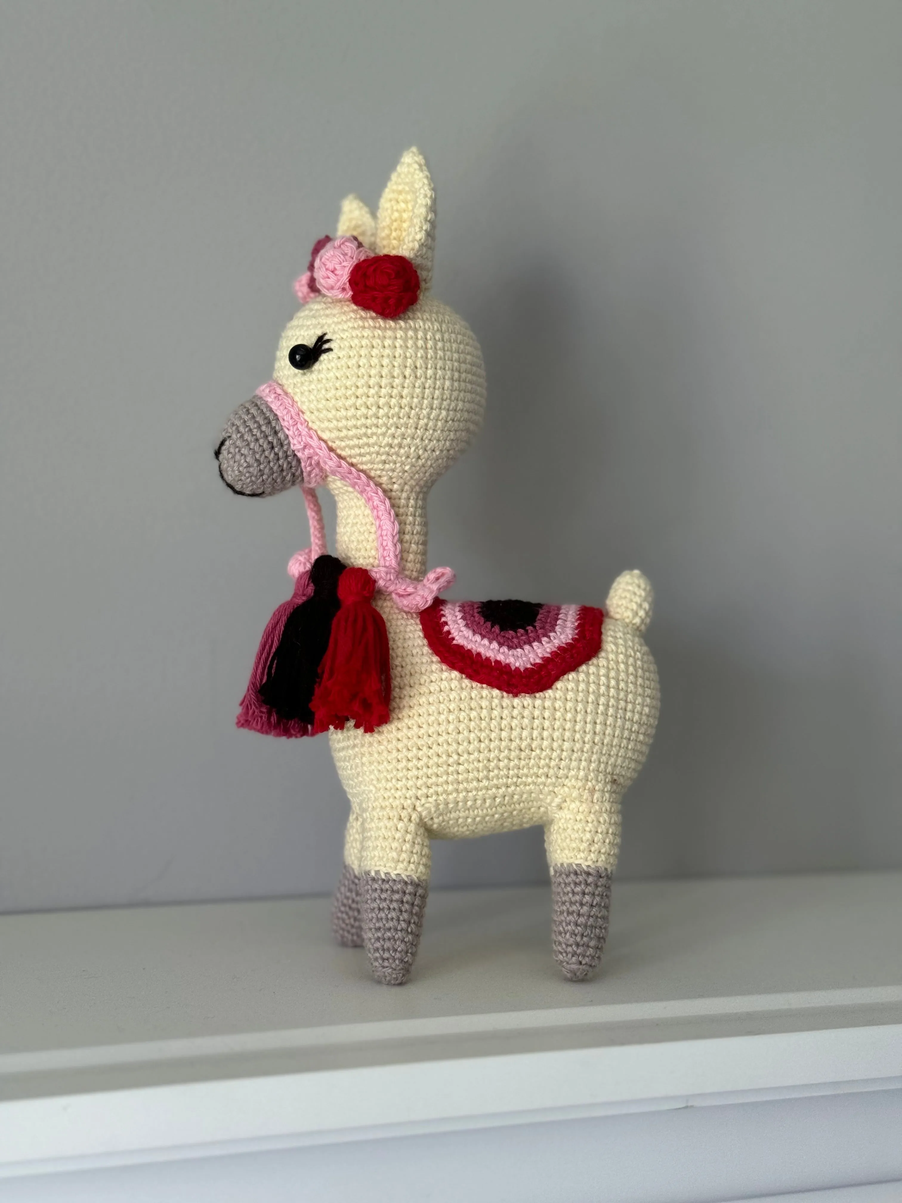 Large Amigurumi Llama