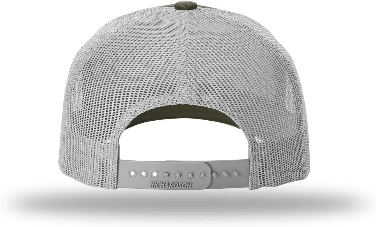 Richardson 112 Trucker Hat - 5 Panel Premium Adjustable Snapback Hat - Structured Richardson Blank Caps