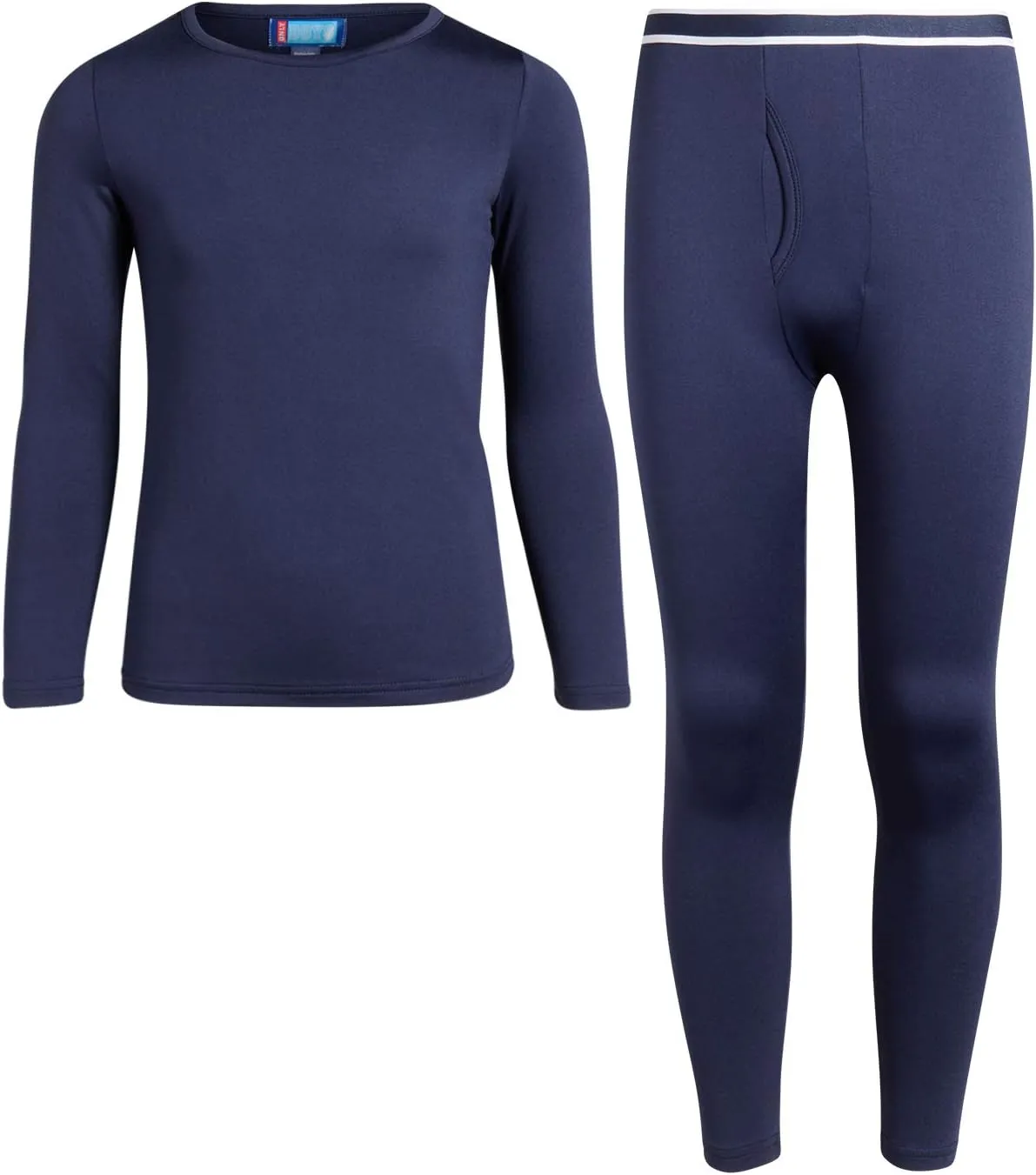 Thermal Underwear Set  2 Piece Brushed Fleece Top and Long Johns (2T-16)