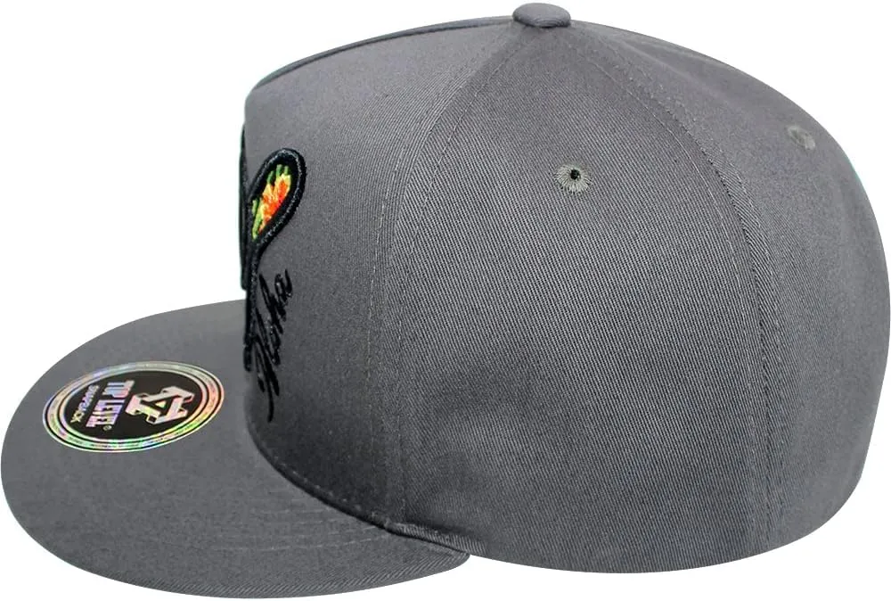 TOP Level Men's Adjustable Cotton Snapback Cap 7 (Various Unique Hat Designs Available)