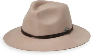 Wallaroo Hat Company Womens Petite Aspen Fedora  UPF 50 , UV Sun Protection Hat, Packable Design, Adjustable, Small Size