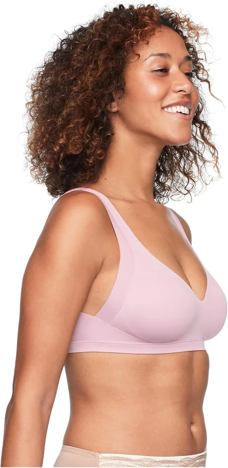 Warner's Women's No Side Effects Underarm and Back-Smoothing Comfort Wireless Lift T-Shirt Bra Rn2231a