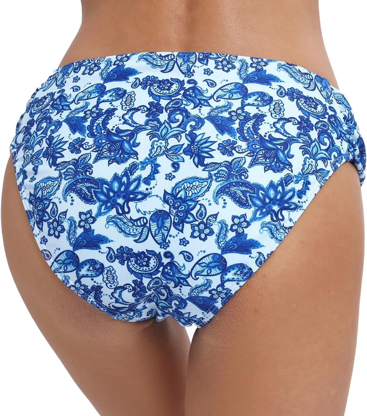 Women's Bathing Suit Bottoms Full Coverage Ruched Bikini Tankini Bottom Swimsuit Brief